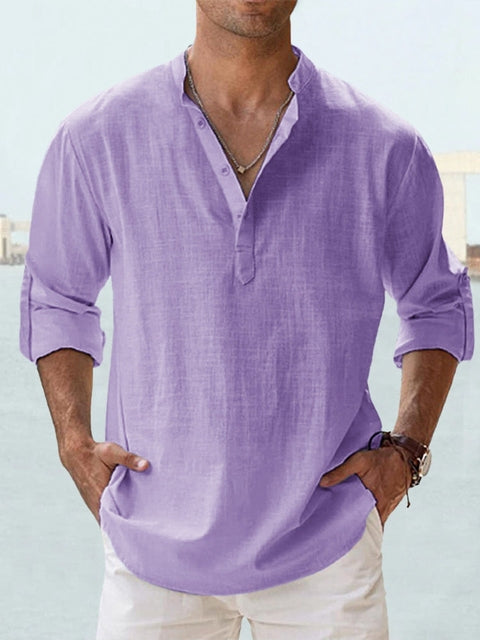 Breathable Button-Up Shirt