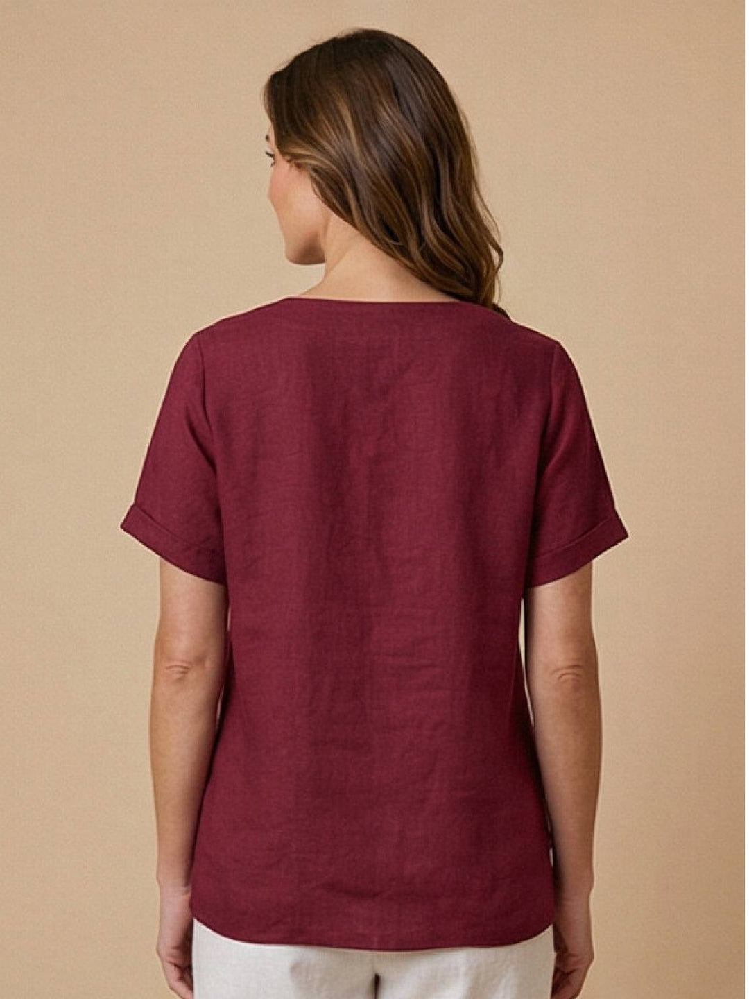Relaxed Fit Pure Cotton Button-Up T-Shirt