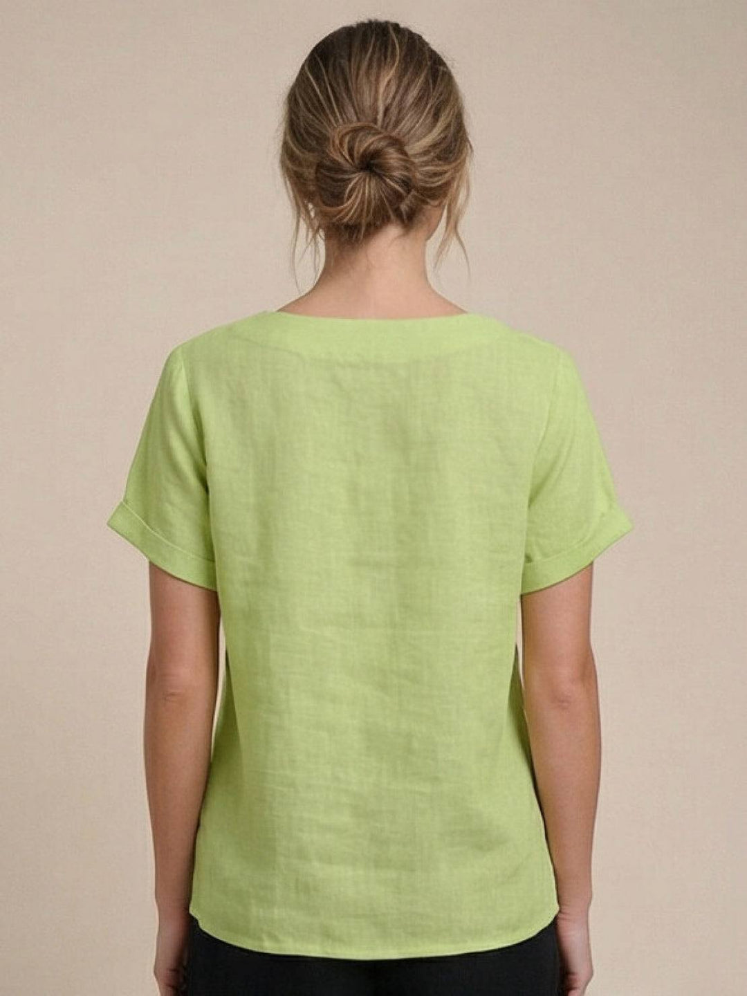 Relaxed Fit Pure Cotton Button-Up T-Shirt