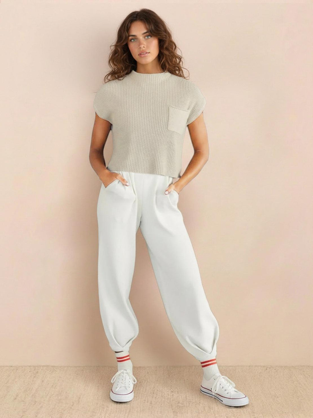 Relaxed Knit Two-Piece Set