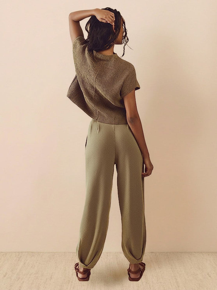 Relaxed Knit Two-Piece Set