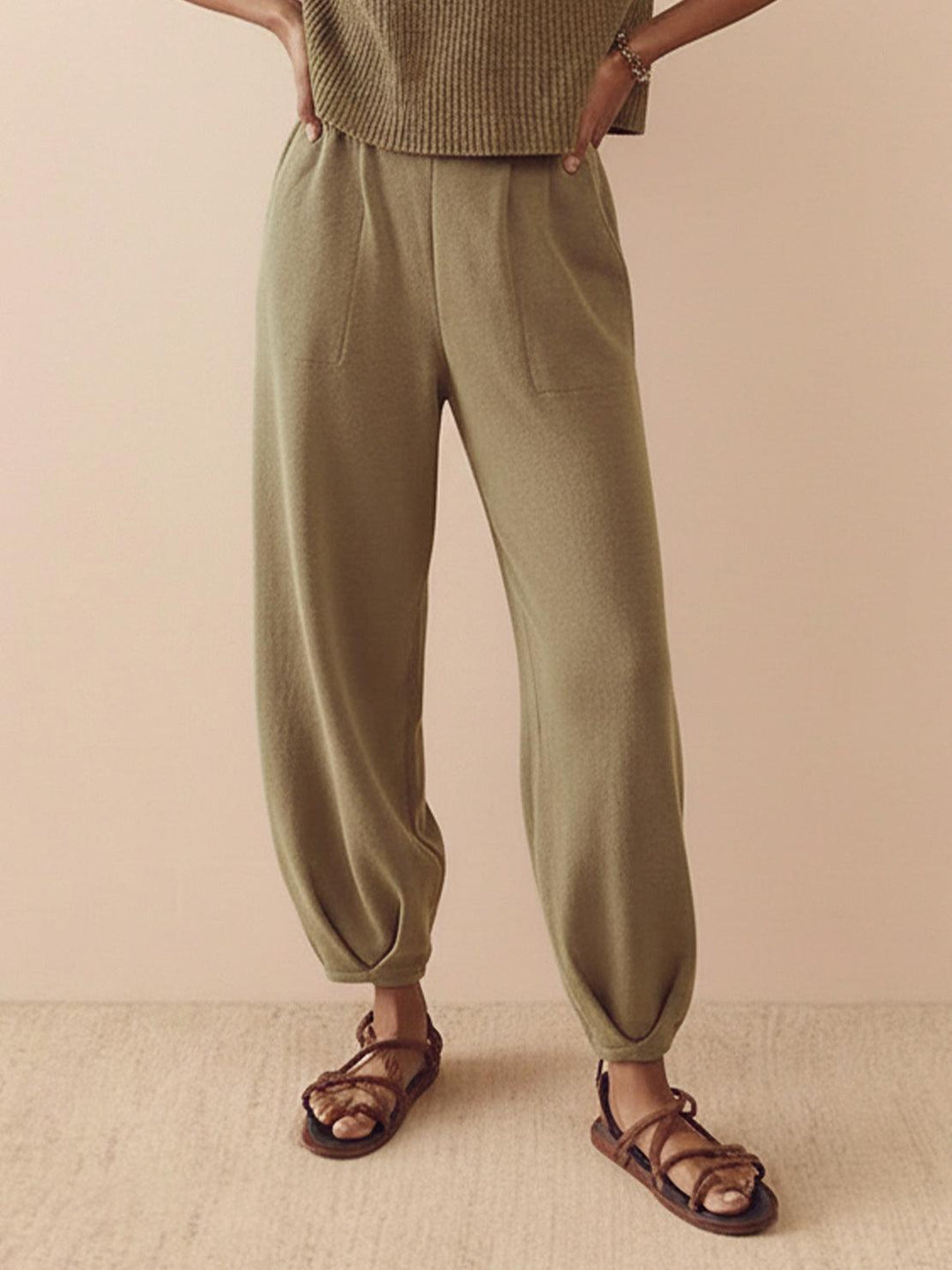 Relaxed Knit Two-Piece Set