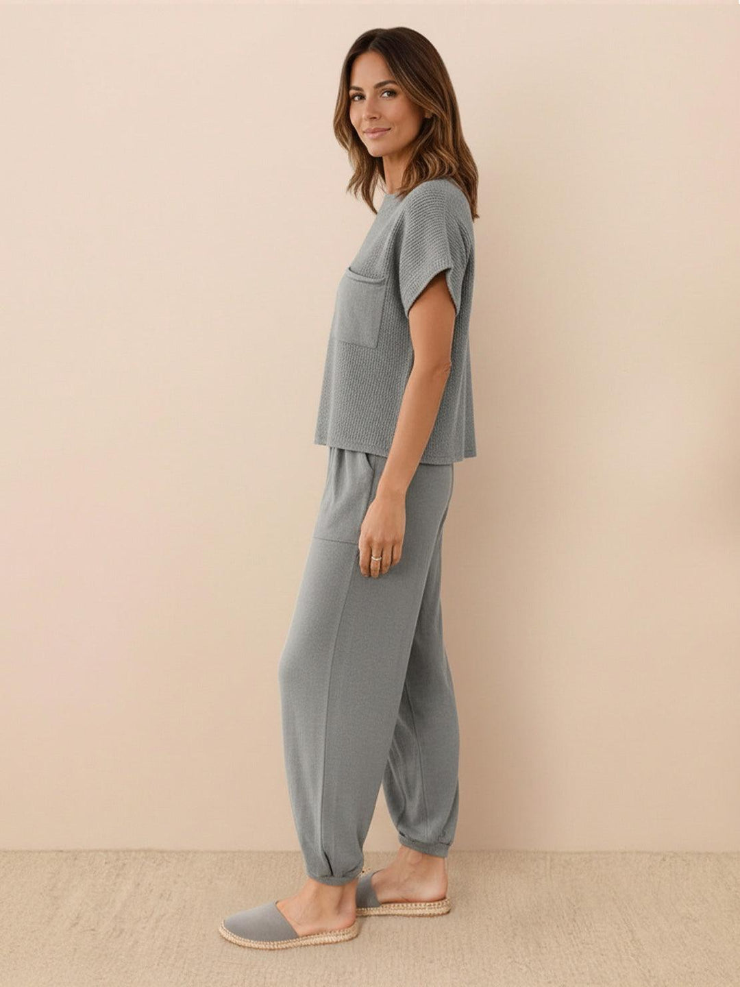 Relaxed Knit Two-Piece Set