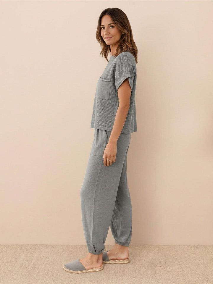 Relaxed Knit Two-Piece Set