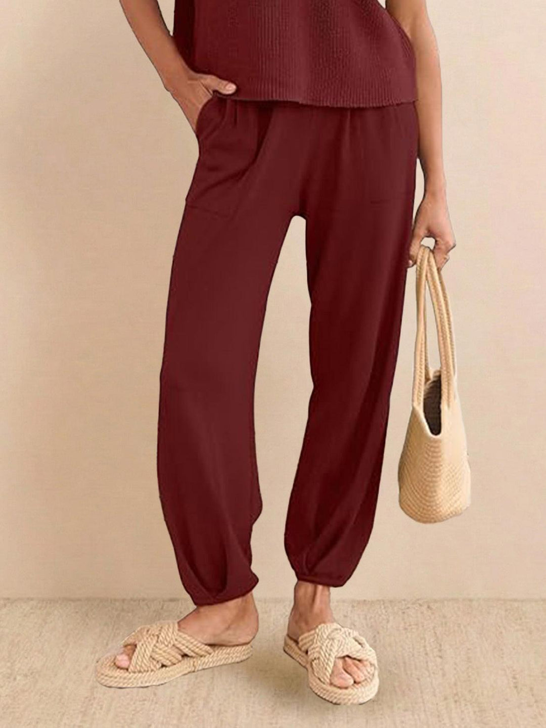 Relaxed Knit Two-Piece Set