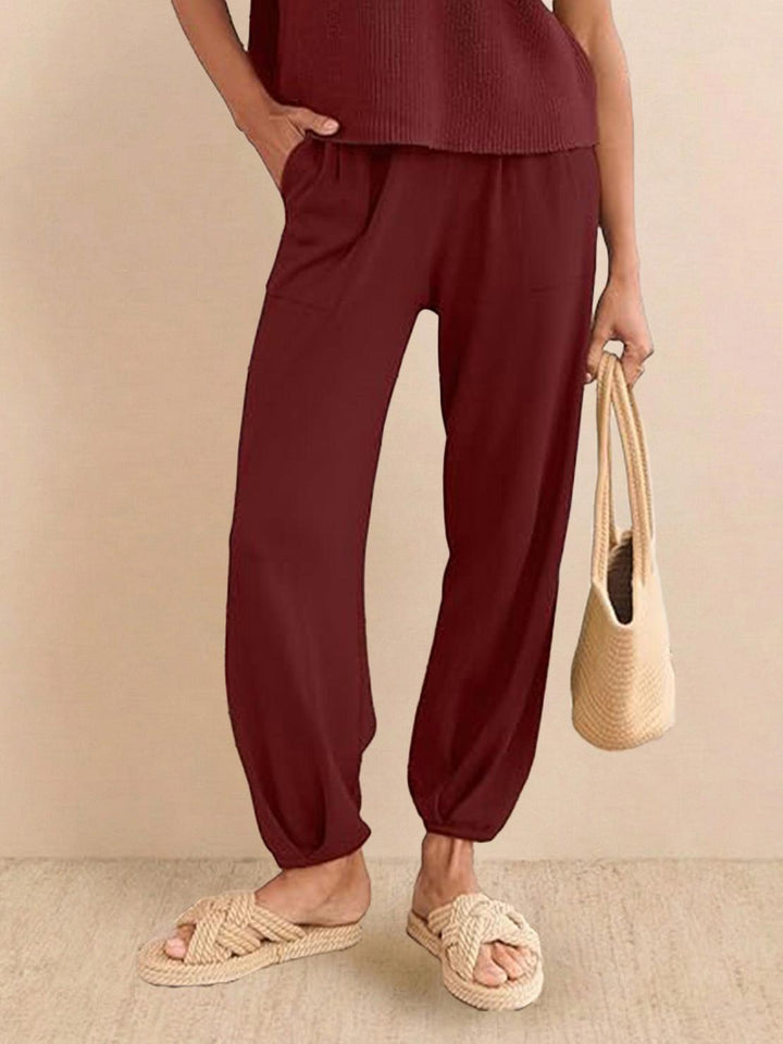 Relaxed Knit Two-Piece Set