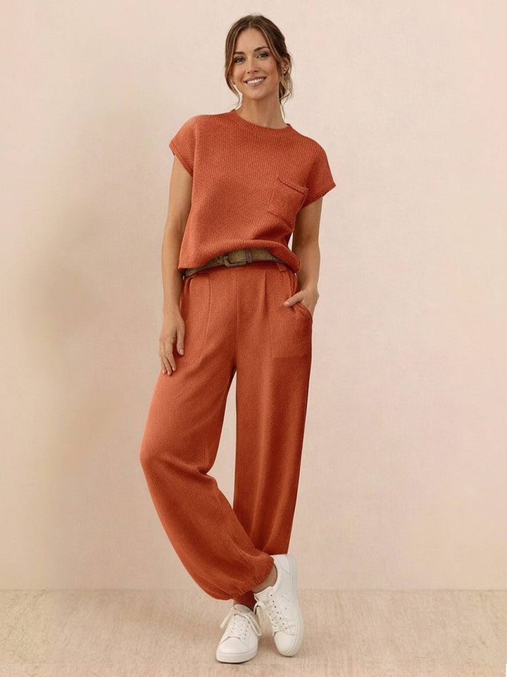 Relaxed Knit Two-Piece Set