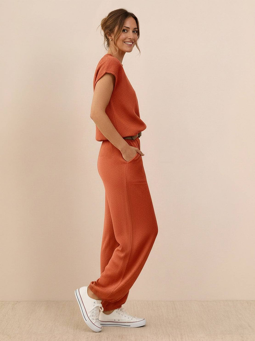 Relaxed Knit Two-Piece Set