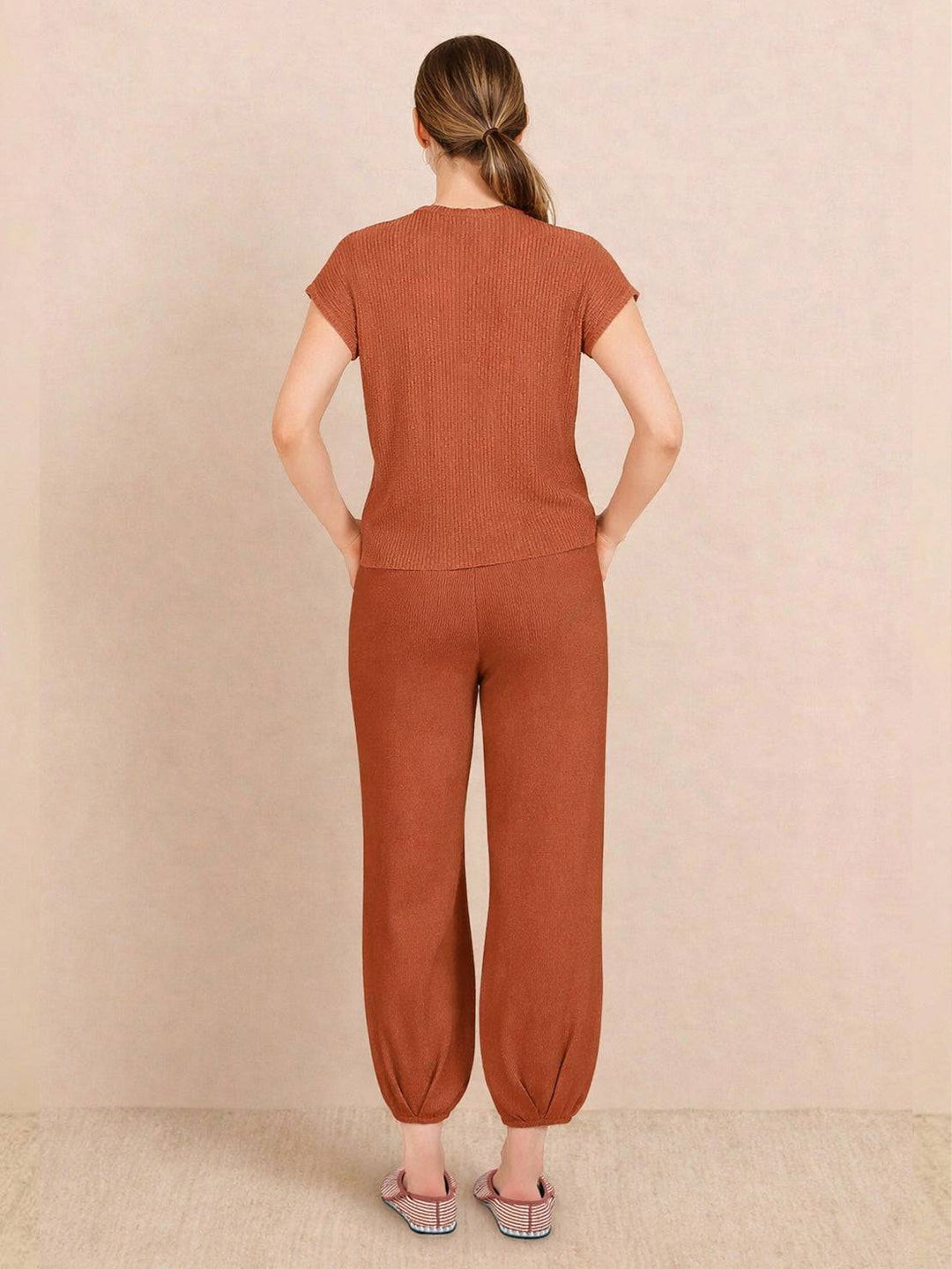 Relaxed Knit Two-Piece Set