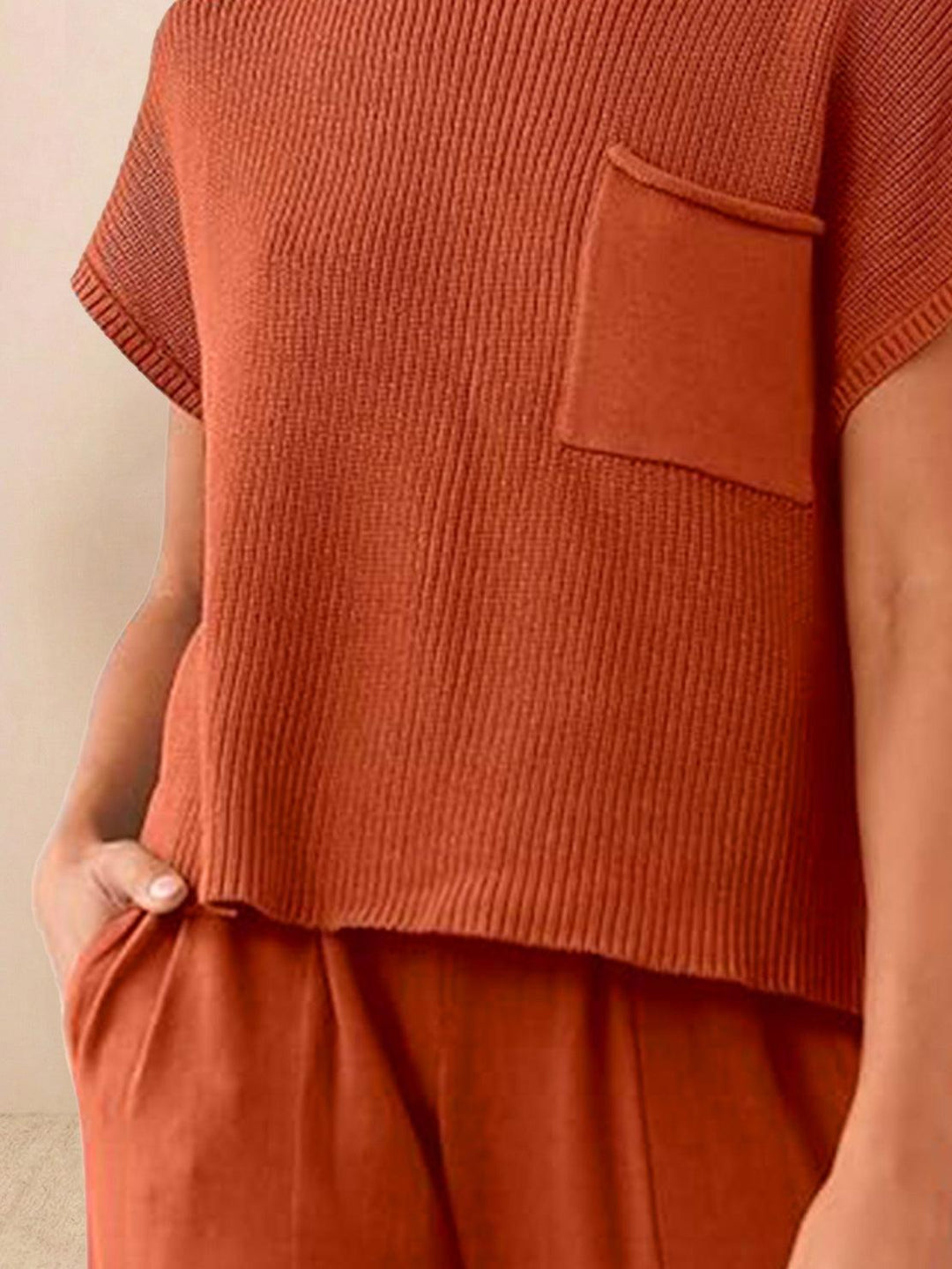 Relaxed Knit Two-Piece Set