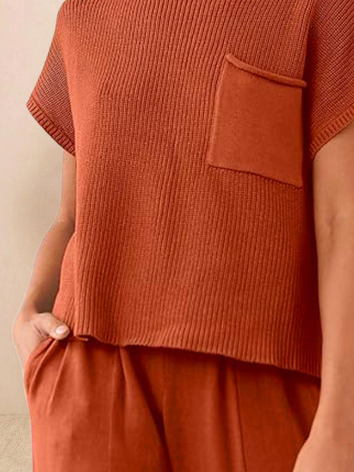 Relaxed Knit Two-Piece Set