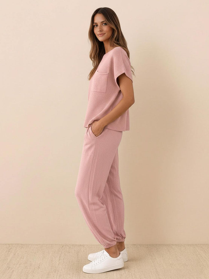 Relaxed Knit Two-Piece Set
