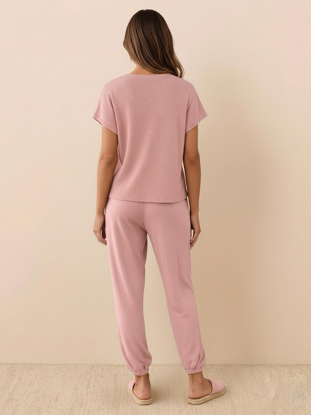 Relaxed Knit Two-Piece Set