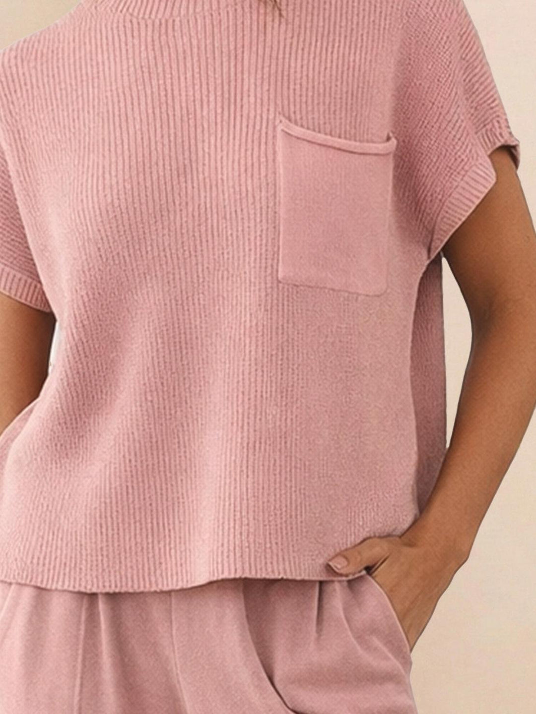 Relaxed Knit Two-Piece Set