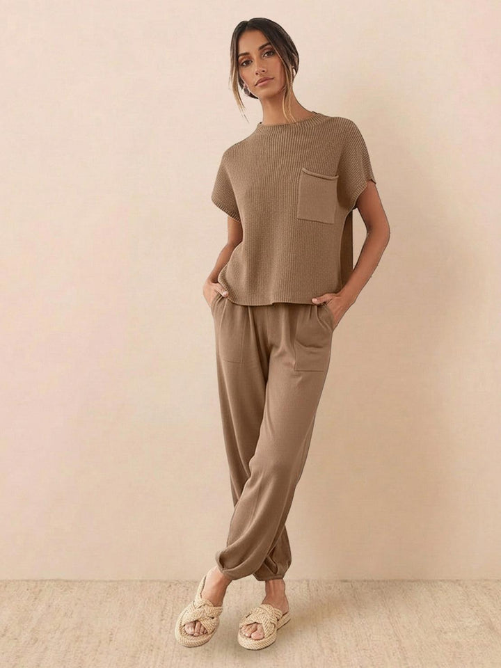 Relaxed Knit Two-Piece Set