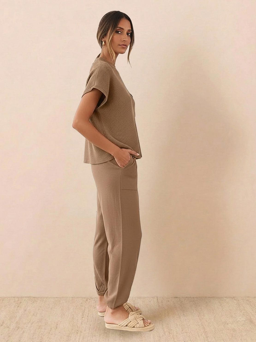 Relaxed Knit Two-Piece Set