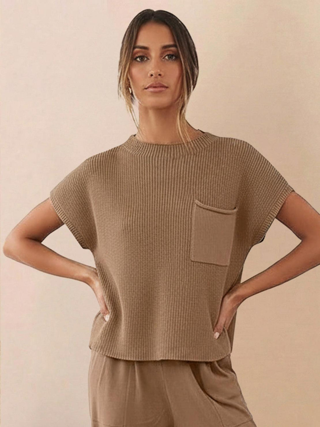Relaxed Knit Two-Piece Set