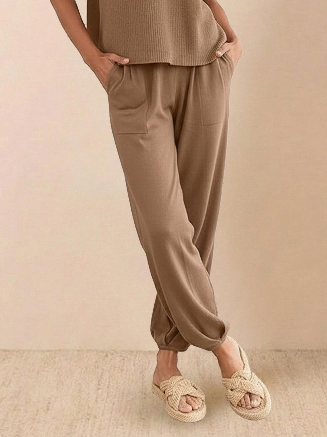 Relaxed Knit Two-Piece Set