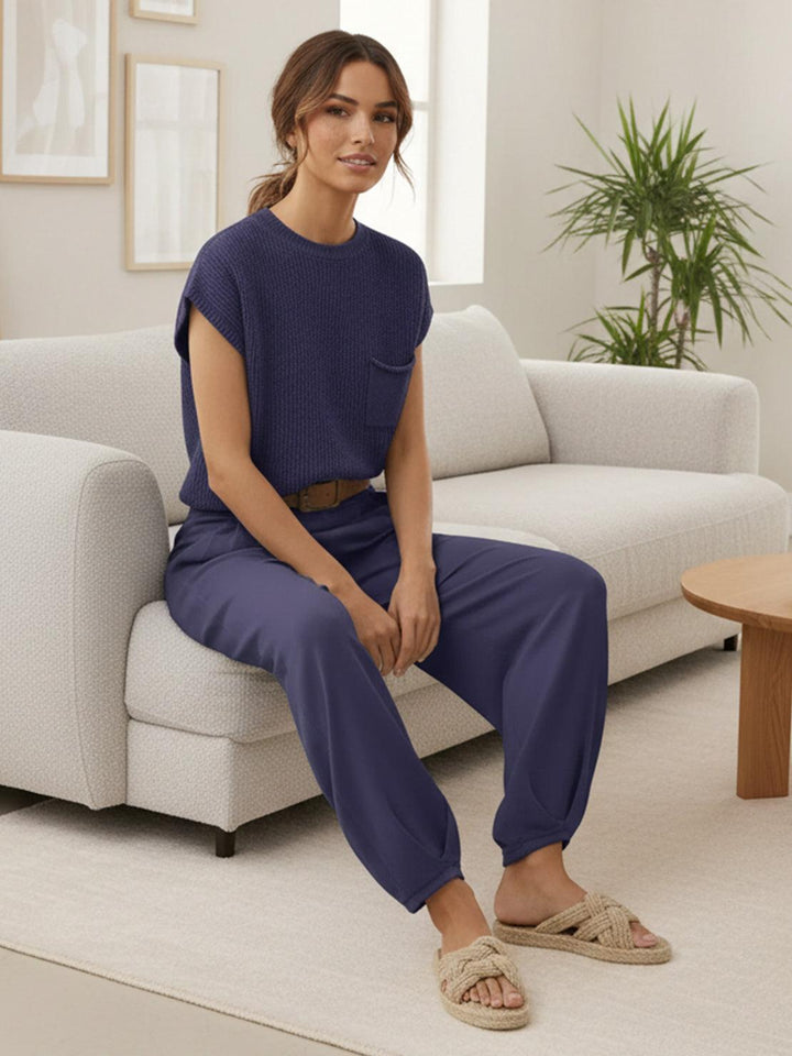 Relaxed Knit Two-Piece Set