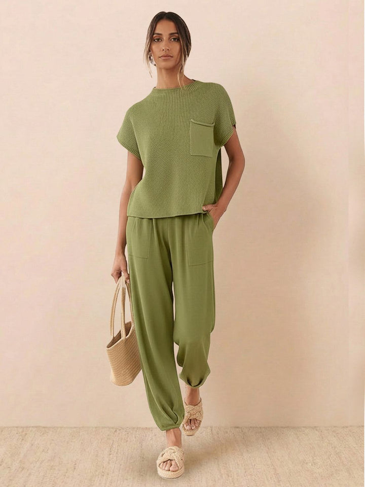 Relaxed Knit Two-Piece Set