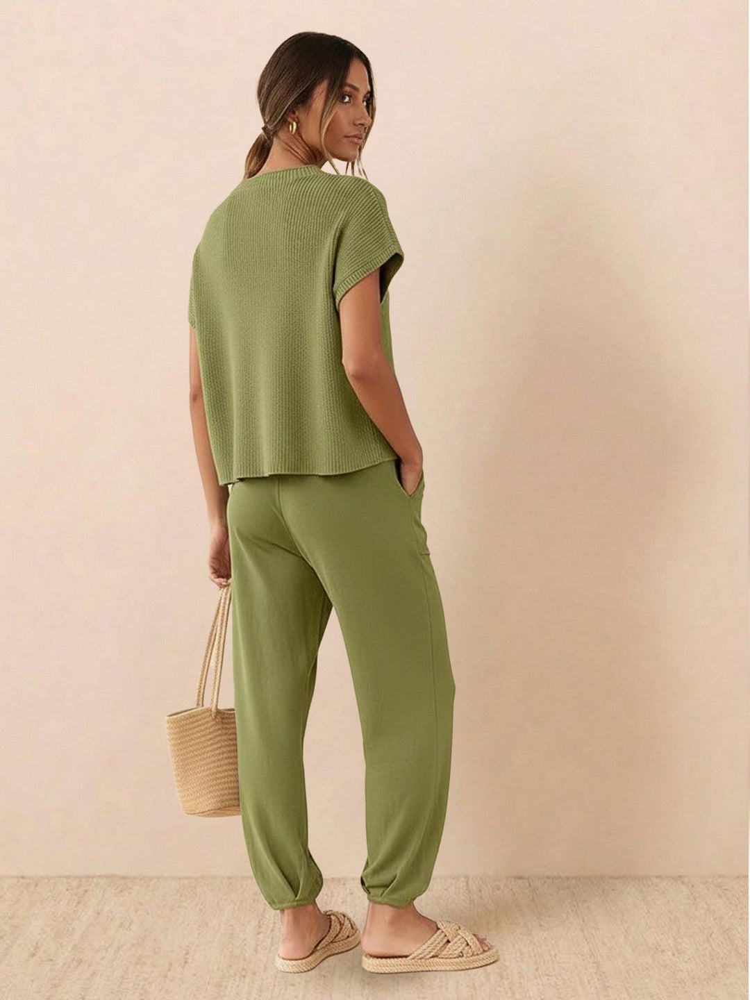Relaxed Knit Two-Piece Set