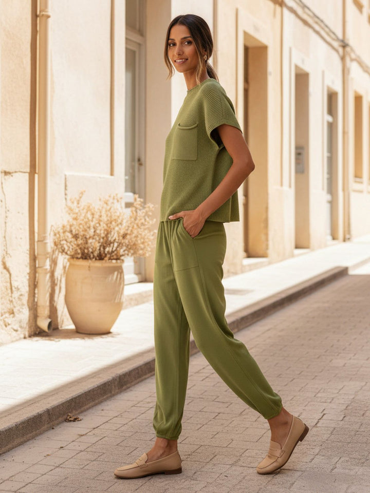 Relaxed Knit Two-Piece Set
