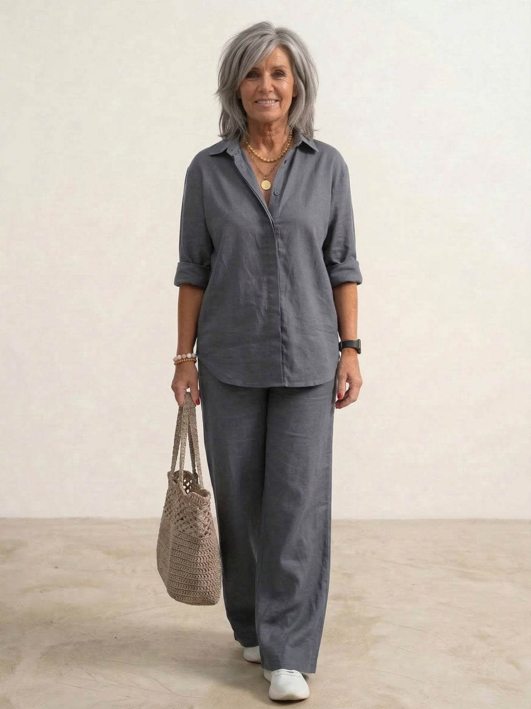 The Relaxed Shirt & Trousers Two-Piece Set