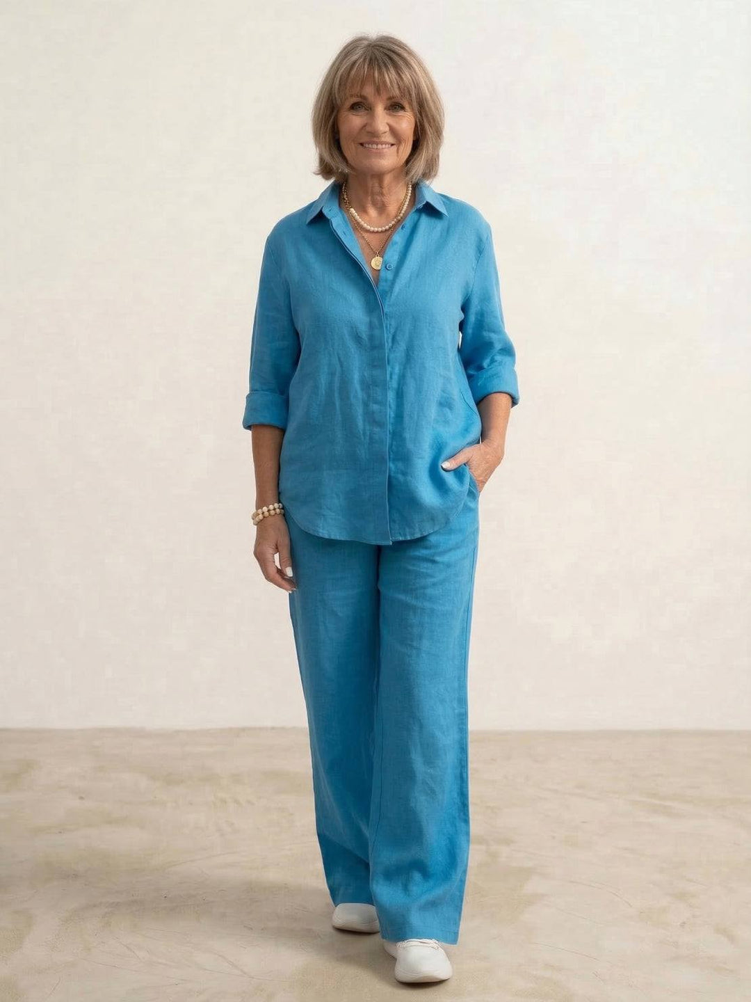The Relaxed Shirt & Trousers Two-Piece Set