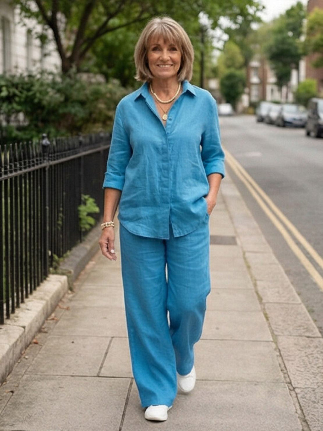 The Relaxed Shirt & Trousers Two-Piece Set