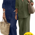 The Relaxed Shirt & Trousers Two-Piece Set