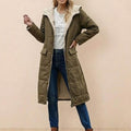 Sherpa-Lined Hooded Teddy Coat