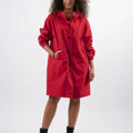 Water Resistant Oversized Hooded Windbreaker Rain Jacket