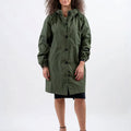 Water Resistant Oversized Hooded Windbreaker Rain Jacket