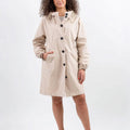 Water Resistant Oversized Hooded Windbreaker Rain Jacket
